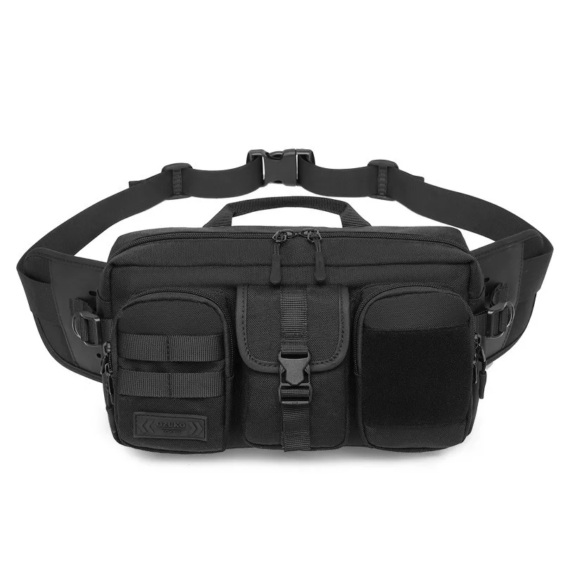 

Men's Outdoor Mountaineering Camping Hiking Tactics Multifunctional High-capacity Sports Chest Bag Waist Bag Messenger Bag