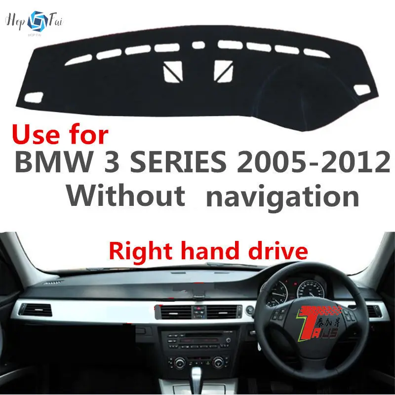 

TAIJS Car Dashboard Cover Dash Mat For BMW 3 SERIES 2005-2012 Right Hand Drive Auto Non-slip Sun Shade Pad Carpet