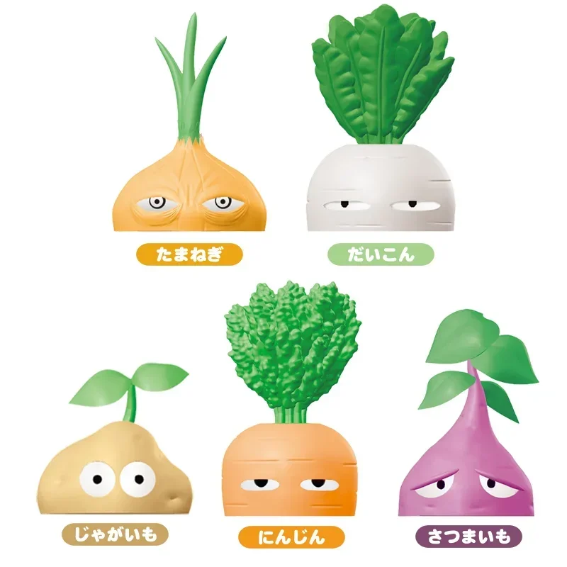 Фото Оригинальные оригинальные капсульные игрушки Bushiroad Gashapon, фигурка с имитацией овощей, подерб, редис, аниме кавайный креативный подарок №4