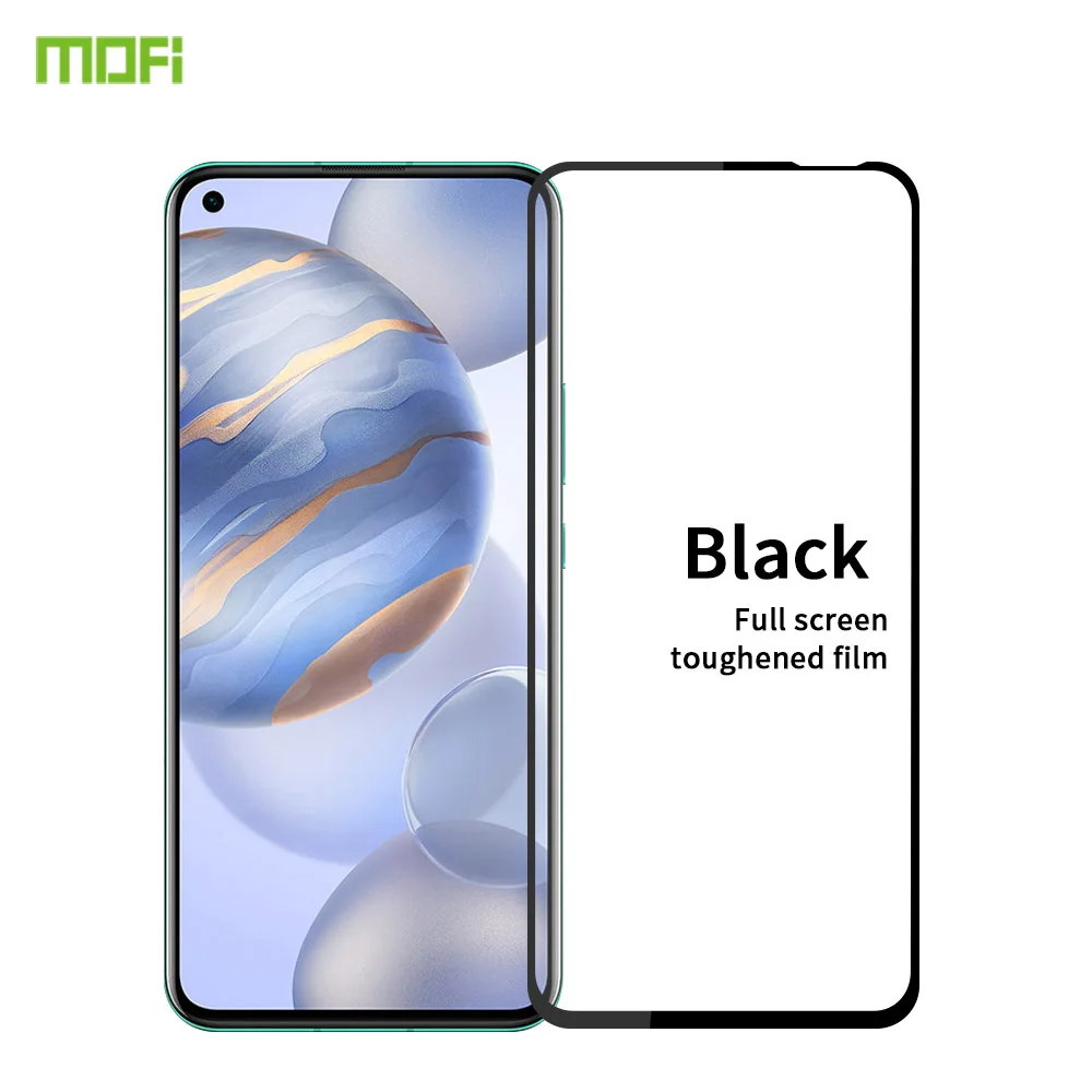 

Anti-Burst Tempered Glass For Honor 30 Pro 30S Russian 30 Lite 30i Screen Protector 9H MOFI Phone Protection clear Film