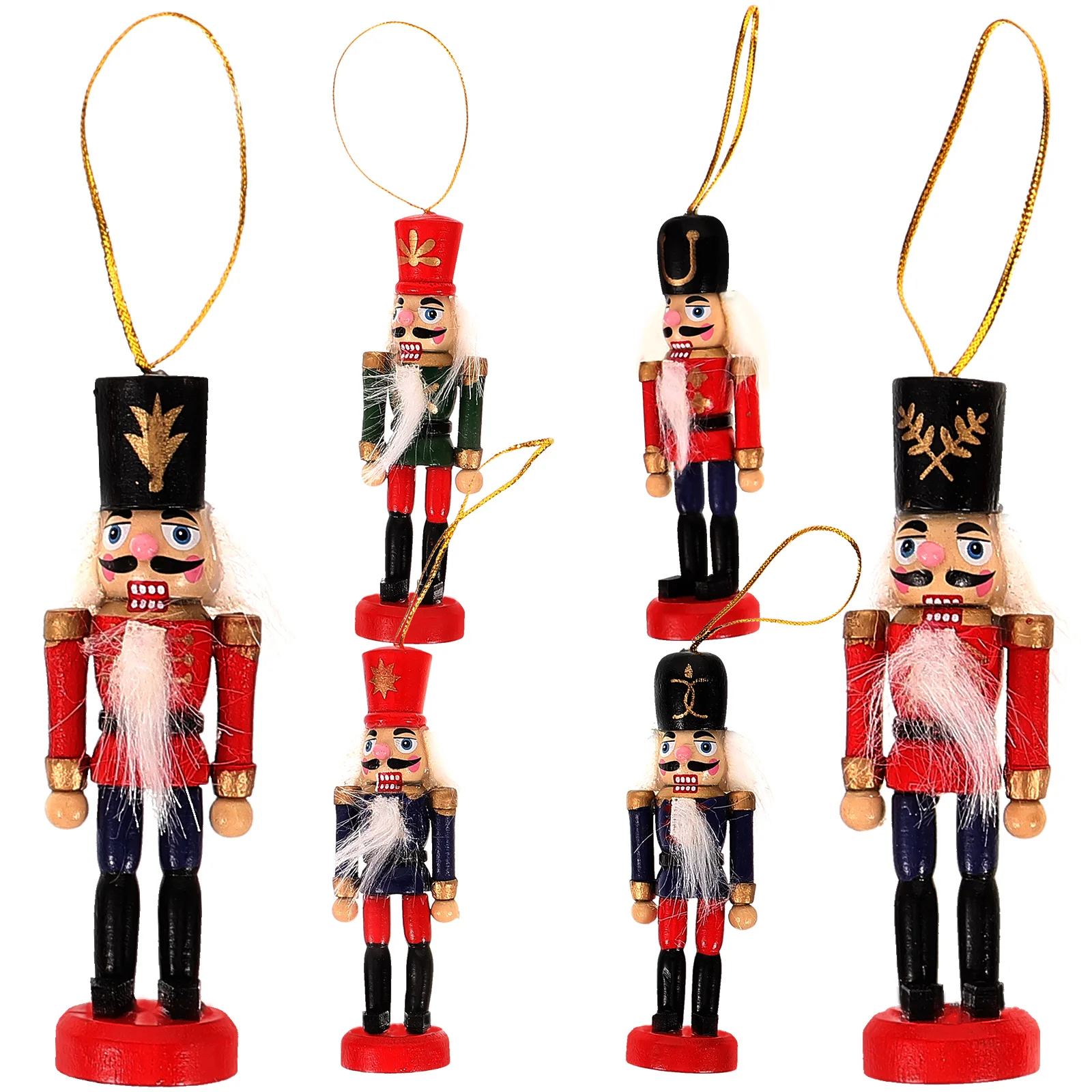 6 шт. подвеска Щелкунчик рождественские елочные украшения реквизит для