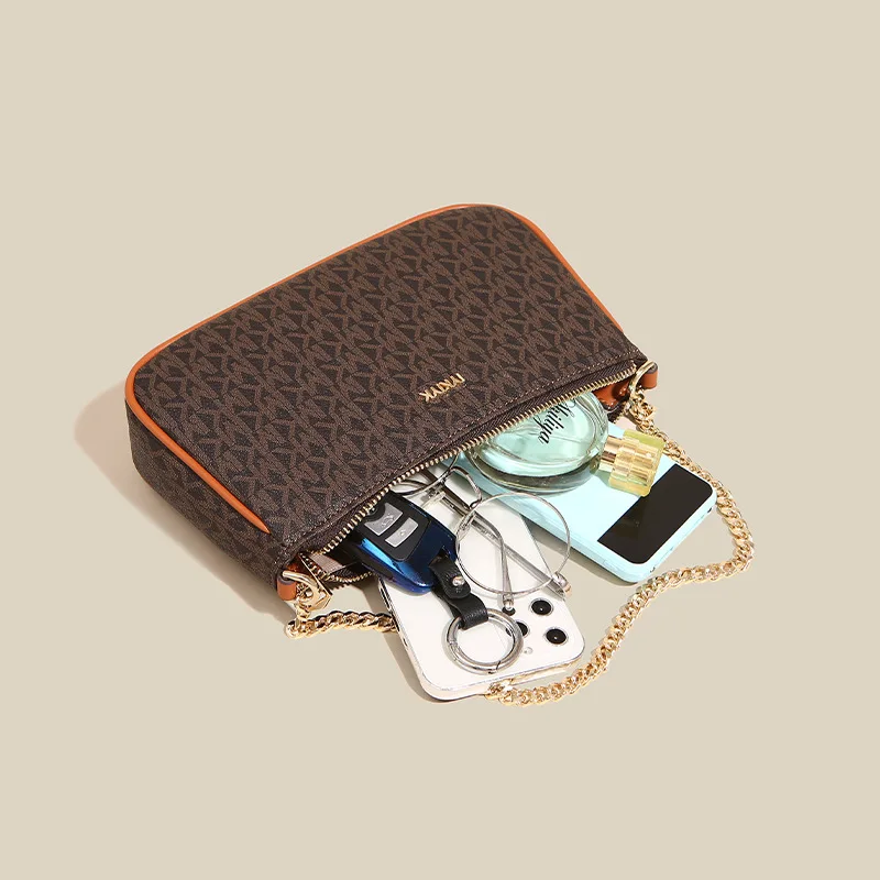 Женская сумка через плечо из ПУ кожи с принтом