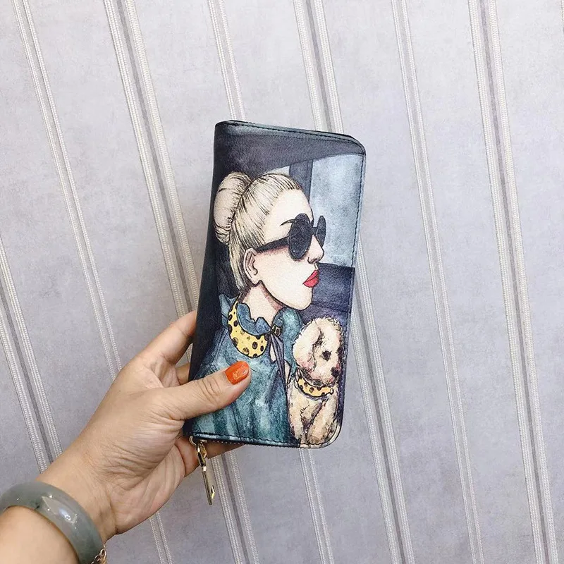 Ethnic Style Fashion Women's Wallet Creative Retro Handheld Bag Exquisite and Practical Girls' Single Pull Bag