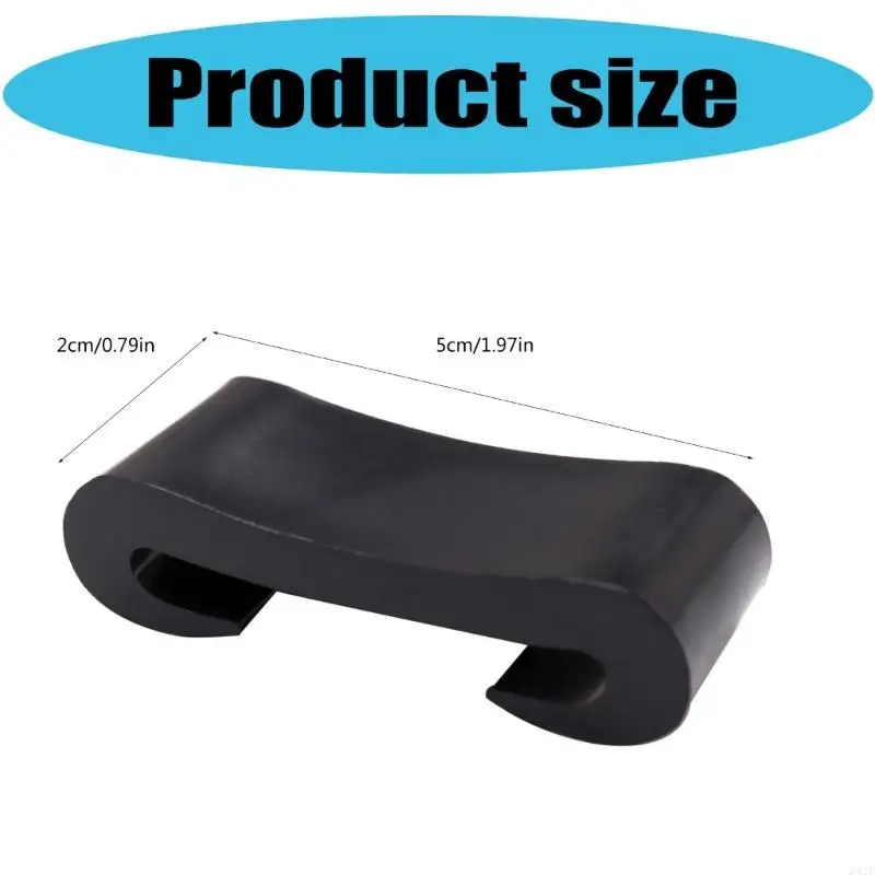 242f 2pcs Drum Mallet Rest Palt Pad Стальная языковая барабанная молоток отдых Brumshick Crackt