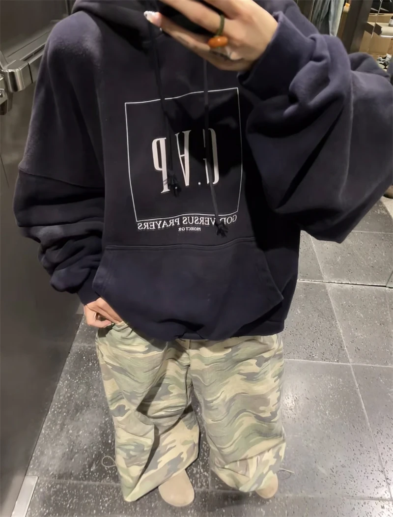 Осень/зима GRAILZ GR новая винтажная толстовка высокого качества с буквенным принтом