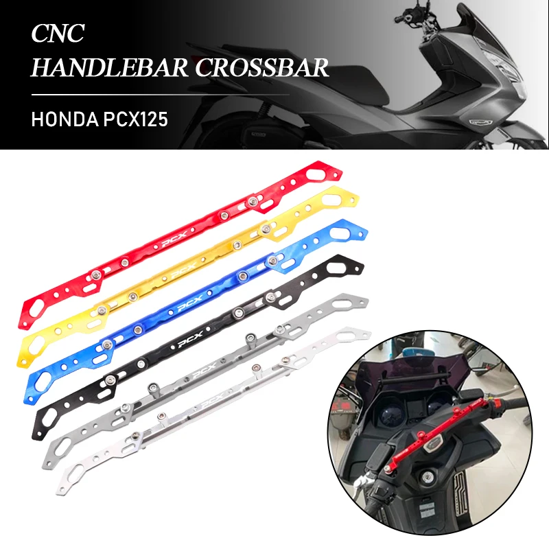 

FOR HONDA PCX125 PCX150 Motorcycle CNC Handlebar Crossbar Phone Holder Bar GPS Holder Bar