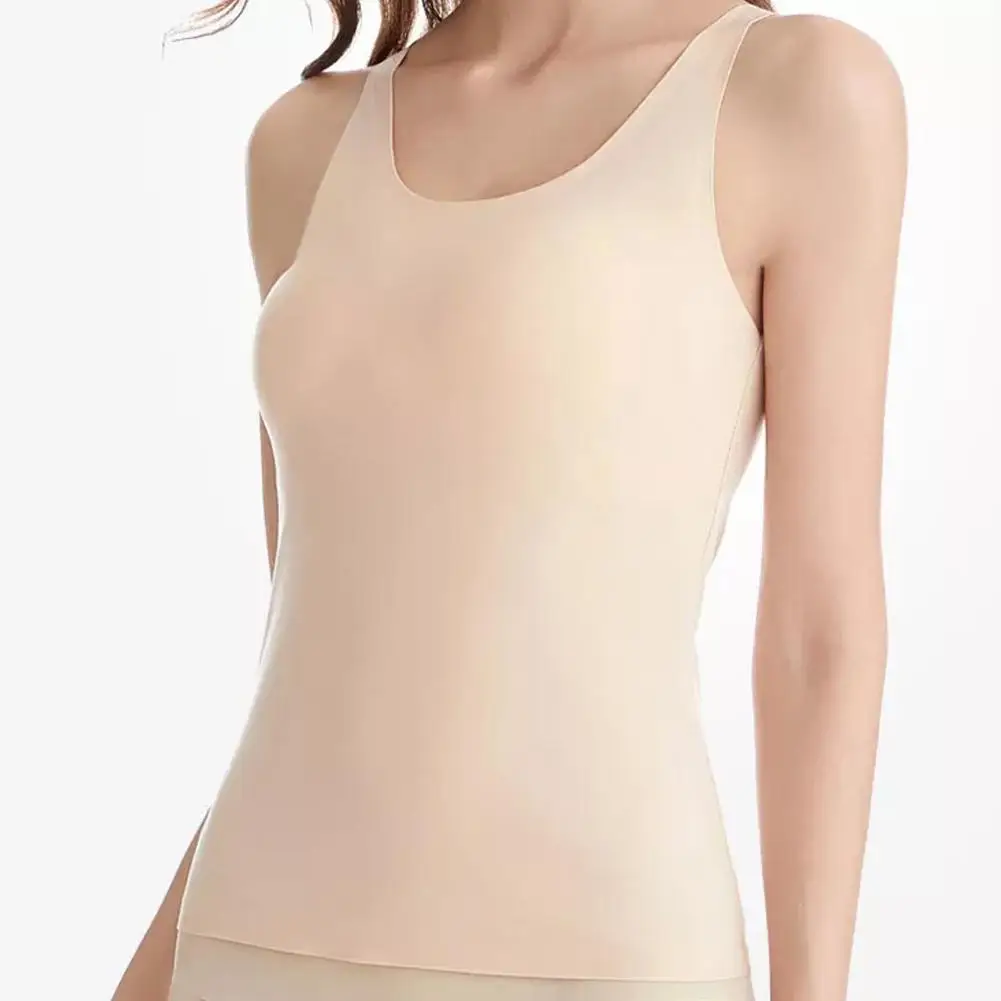 

Женский бесшовный терможилет, флисовый облегающий пикантный жилет, эластичное нижнее термобелье, зимнее нижнее белье 2022, топы для тела