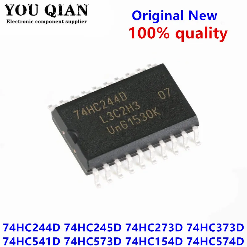74HC244D SN74HC244DWR SOP-20 74HC245D 74HC245 74HC273D 74HC373D 74HC154D 74HC541D 74HC540D 74HC541D 74HC573D 74HC574D, 10 шт.