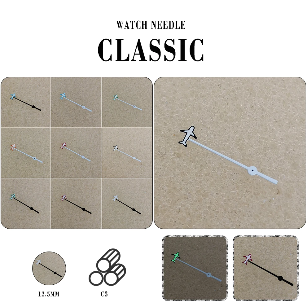 

Watch Hands Accessories Separate Aircraft Hands Second Hand Luminous Watch Hands Fit NH35 NH364R 7S Movement