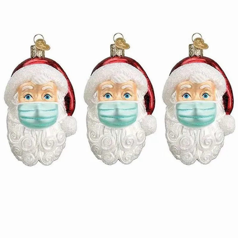 

Подвеска из сплава в виде рождественской маски