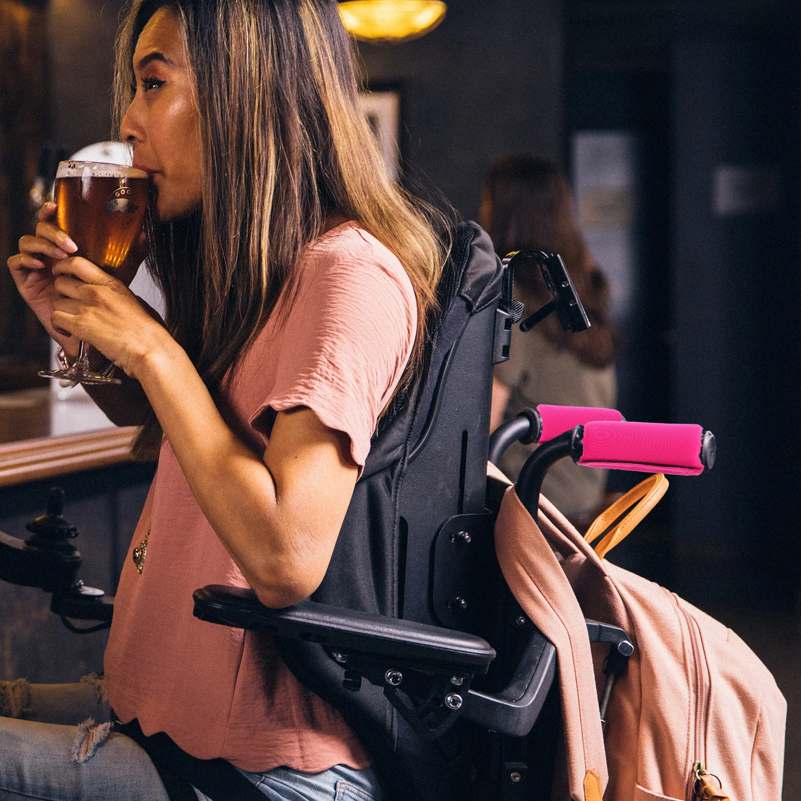 2 шт. ручка для обивки инвалидной коляски роликовые ручки накладки ходунков