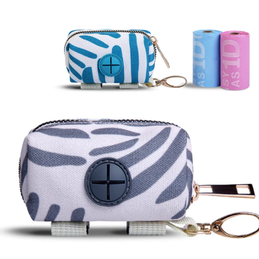 

Portable Pet Waste Bag Poop Bag Pet Leather Garbage Bag Dispenser Walking Travel Pet Products Dogs Pets Accessories