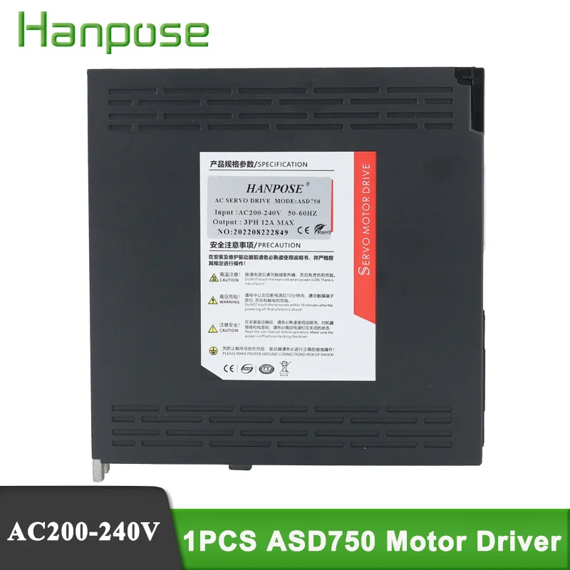 1 шт., драйвер серводвигателя ASD750, 50-60 Гц