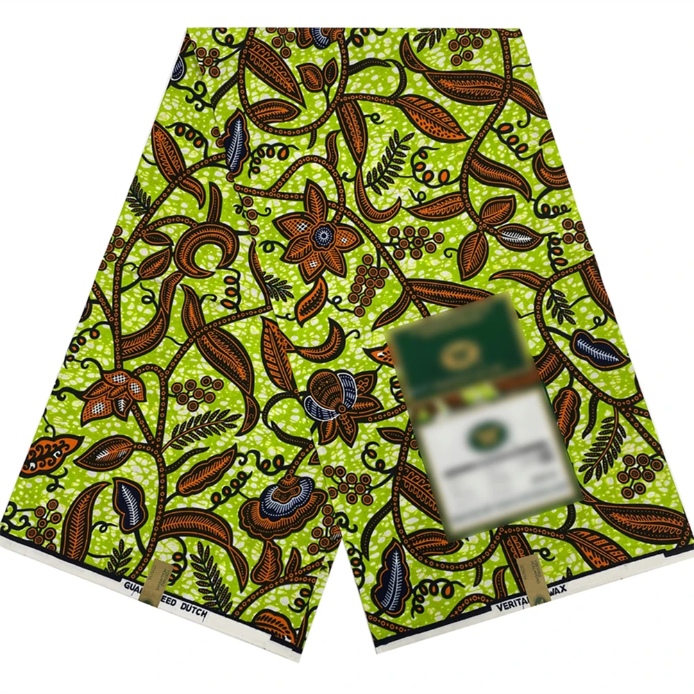 

Veritable Wax African Wax Fabric Nigerian Ankara Block Prints Batik Hollandaise Fabric Dutch Pagne 100% Cotton For Sewing VL-07