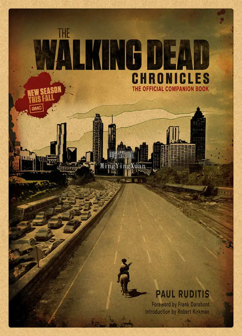 

Ходячие мертвецы сезон игровой постер клуб крафт-бумага принты правила плакат винтажная комната кафе-бар художественный декор стены эстетическая живопись