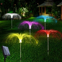 outdoor lighting solar garden decor stakes lights terrace balcony pool street led jellyfish lamps camping decorations