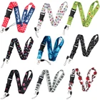 CB1105, художественные шнурки Ван Гога с рисунком маслом, брелок, шейный ремешок, кнопки для телефона, ID, строительный шнурок для ключей, подвесная веревка сделай сам