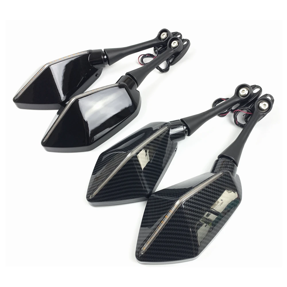 Мотоциклетные зеркала заднего вида для HONDA CBR600RR 2003-2019 CBR1000RR 2004-2007 Светодиодные