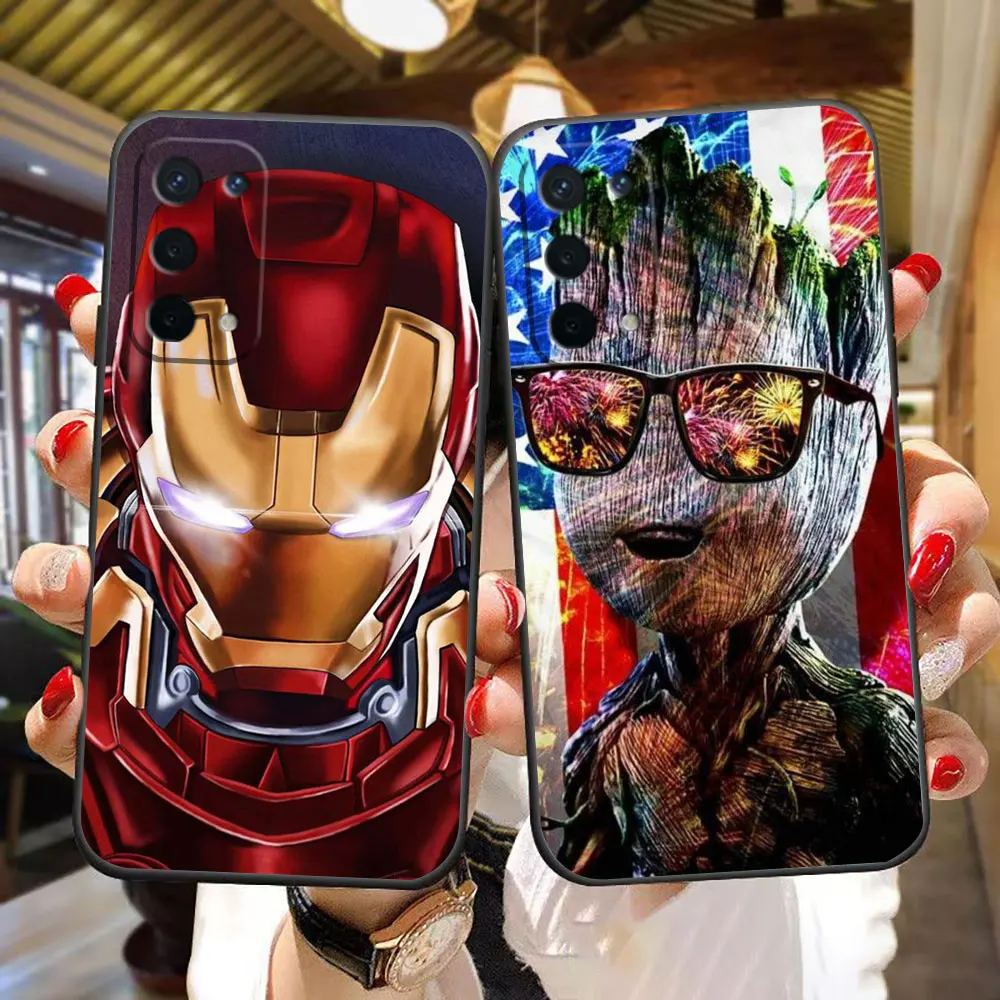 Чехол для телефона Marvel Hero Iron Man Groot Thanos OPPO RENO 11 11F 10 8 8T 7 7Z 6 6Z 5 5F 4F 4 LITE Pro plus чехол из