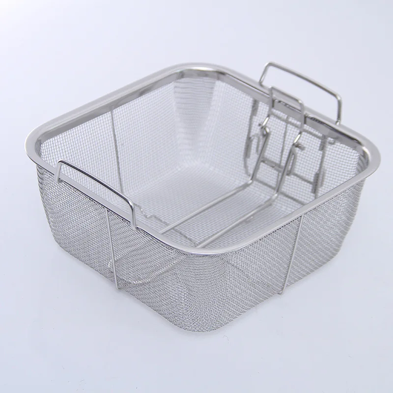 

French Fries Kitchen Strainer Basket Stainless Steel Food Strainer Round Mesh Sifter Cookware Kitchen Colander Sieve Fry Basket