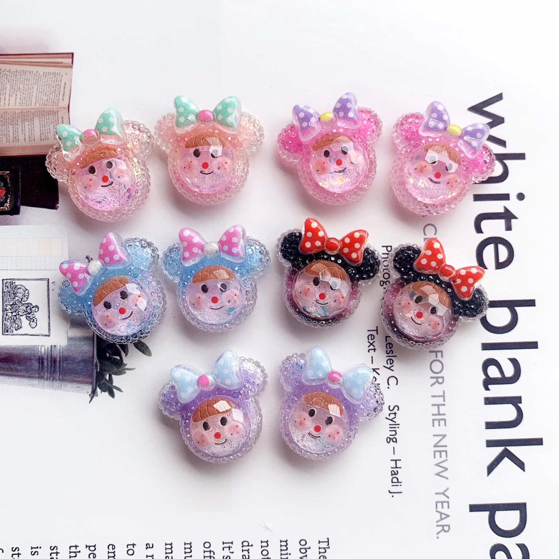 5 шт. полупрозрачные блестки