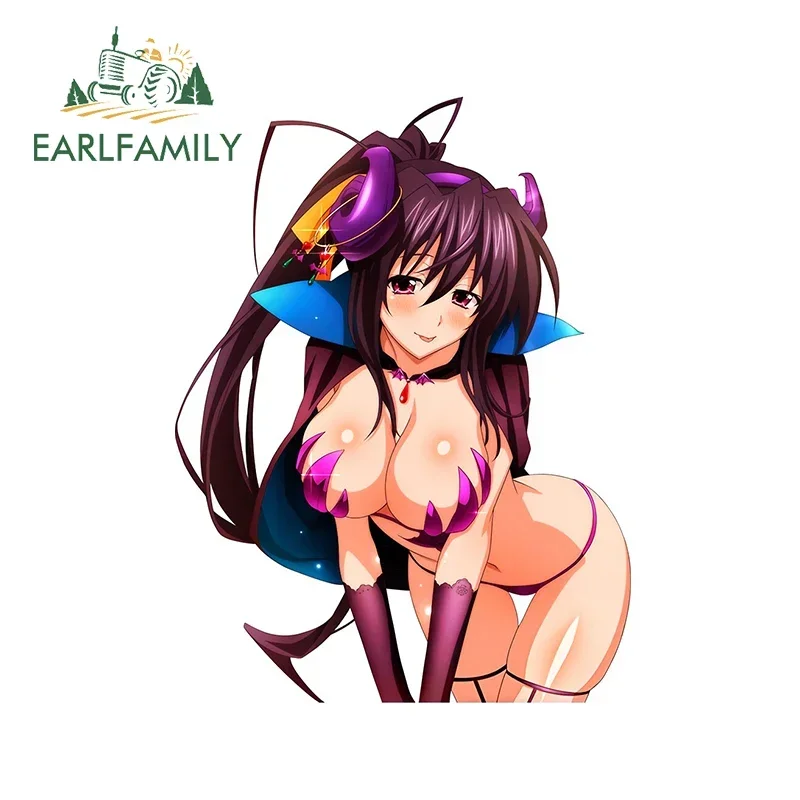 EARLFAMILY 13 см X 9 8 3D аниме автомобильная наклейка Himejima Akeno зеркало заднего вида