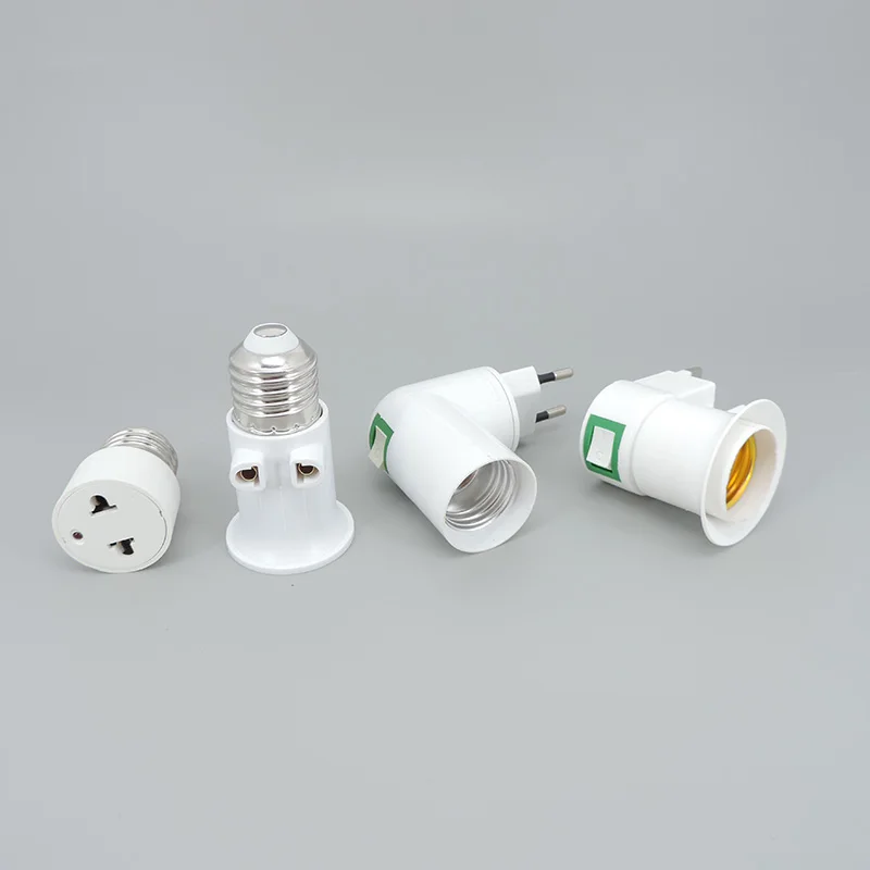 AC E26 E27 в США ЕС Великобритания держатель светодиодной лампы розетка на вилку