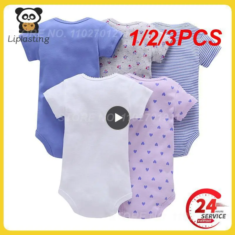 

1/2/3PCS Lot Newborn 100%Cotton 0-12M Baby Boys Clothes Bodysuits Clothing Baby Clothes Roupas de bebe