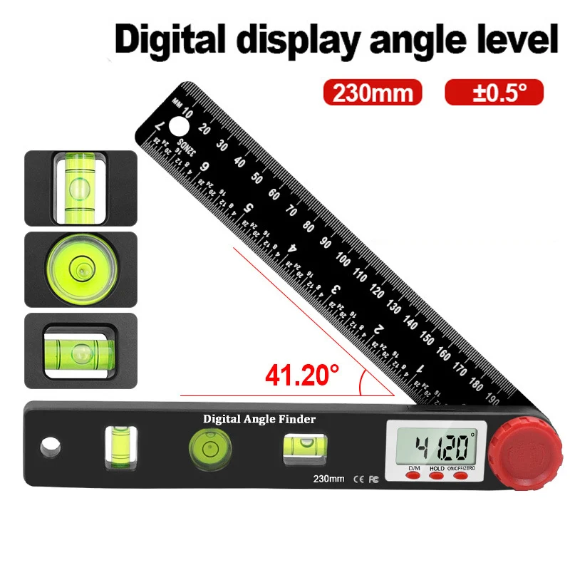 

Цифровой балансировочный Манометр 4 в 1, 360 градусов, штангенциркуль, измерительные инструменты, многофункциональные универсальные инструм...