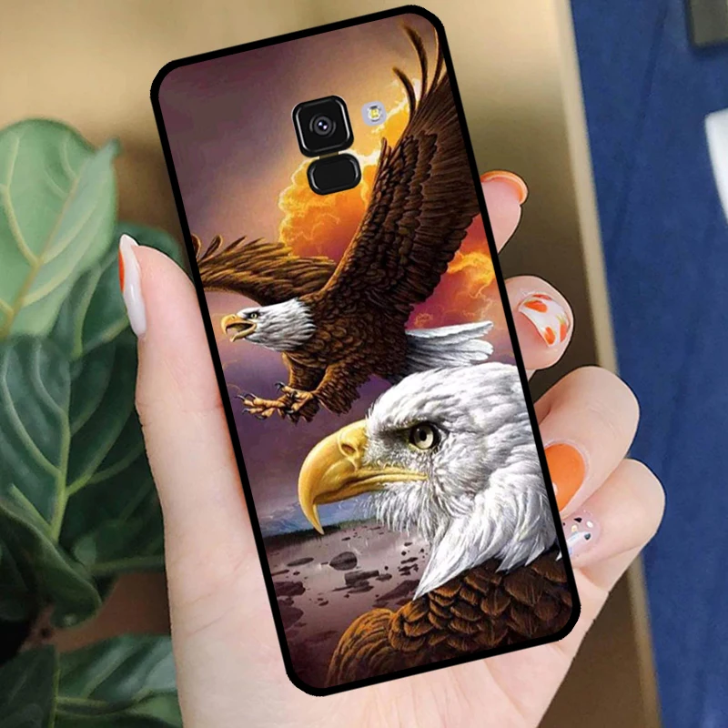 Американский Орёл для Чехол Samsung Galaxy J1 J3 J5 J7 2016 A3 A5 2017 A6 A8 J4 J6 Plus A7 A9 J8 2018.