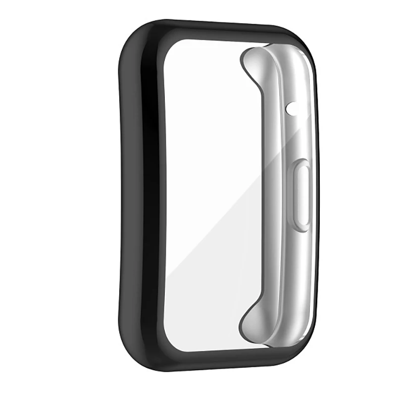 

Защитный чехол для часов Huawei Watch Fit, Мягкий защитный чехол из ТПУ, цветной черный чехол для часов с покрытием