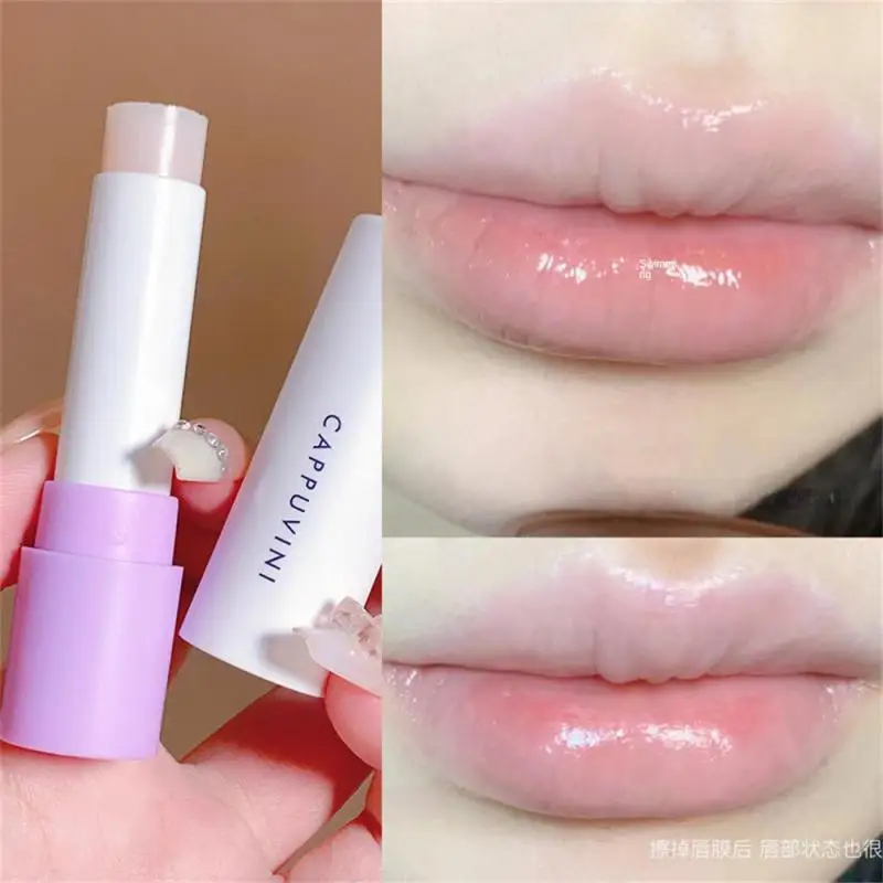 

1PCS Grape Lip Balm LongLasting Hydrating Moisturizing Lipstick Base Fade Lip Lines Fruit Flavor Anti-drying Hydration Skin Care