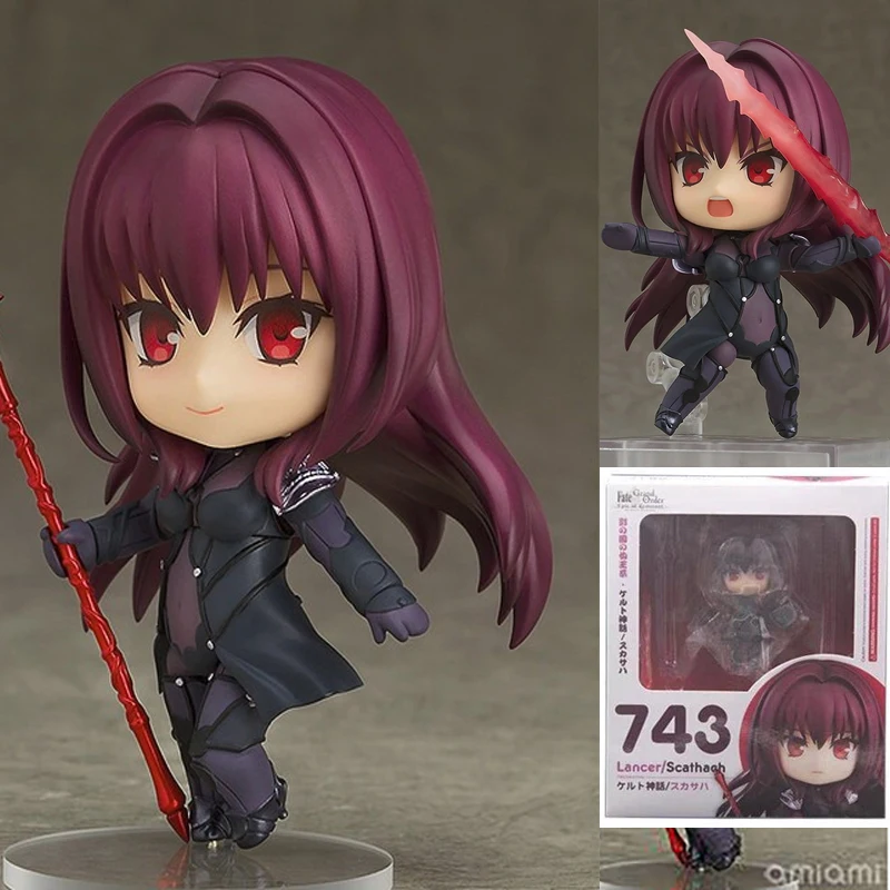 

Nendoroid Anime Fate Grand Order Lancer Scathach 743 Action Figure Toy Model Collection Child Gifts