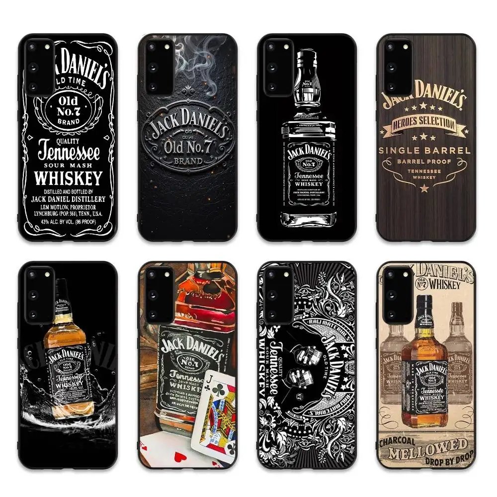 Фото Чехол для телефона с логотипом виски-бренда J-Jack D-Daniel для Samsung S 24 Fe 25 Ultra Plus 20 Lite 21 30 22 23 24 22 Ultra 5G Fundas №2