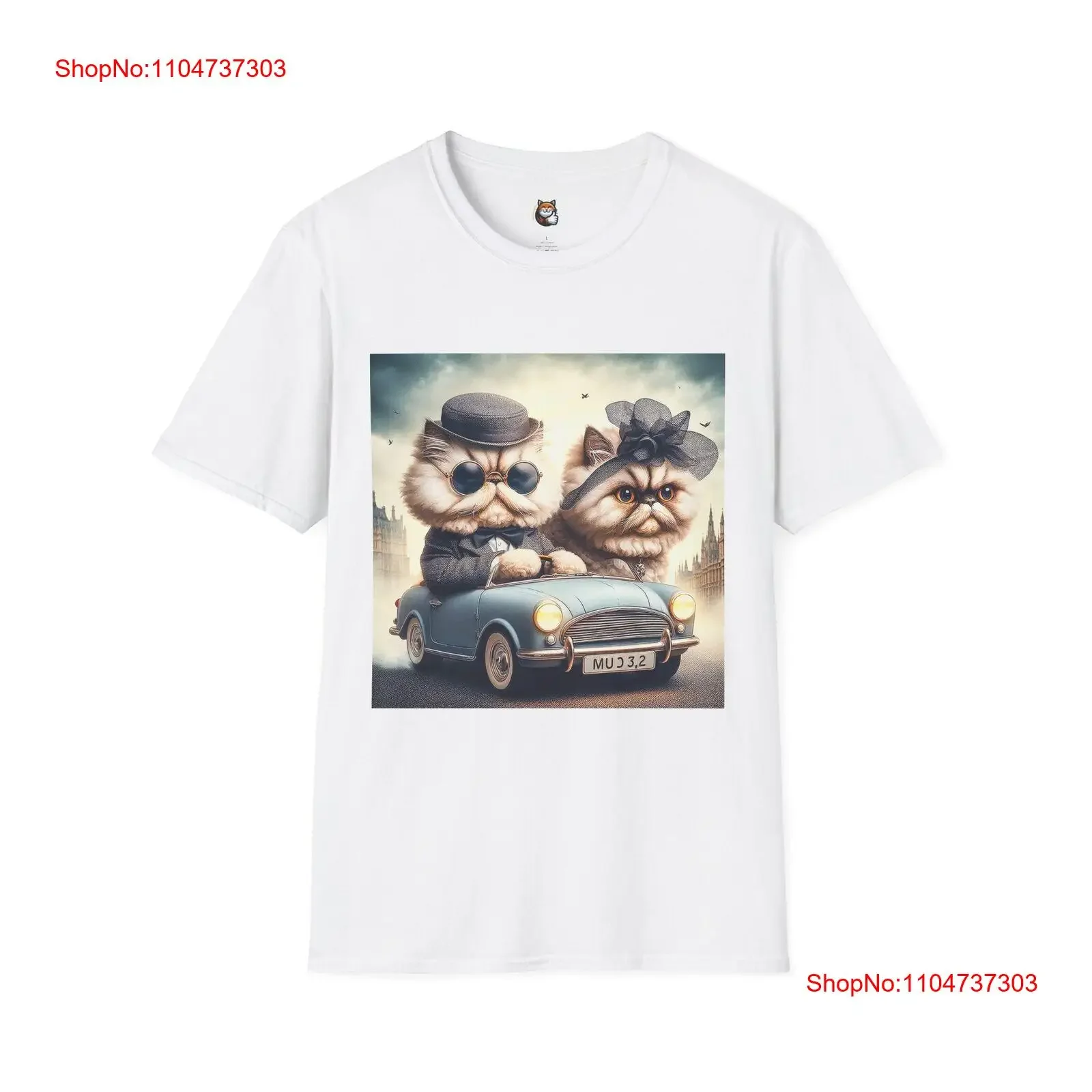 Фото Wacky Selkirk Rex Cat T Shirt Softstyle vintage Washed graphic Soft Stretched Unisex fashion streetwear Breathable №1