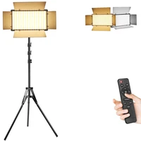 led photo studio light video lighting 40w recording photography panel lamp with tripod stand remote for youbute vlog game live