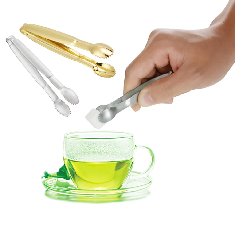 

Small Mini Bread Bar Utensil Coffee Dessert Food Serving Clip Cube Sugar Tongs Kitchen Accessories Ice Tongs