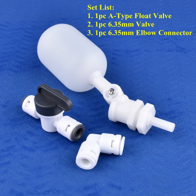 

СgooHan шаровой поплавковый клапан для воды 6,35 мм 1/4"