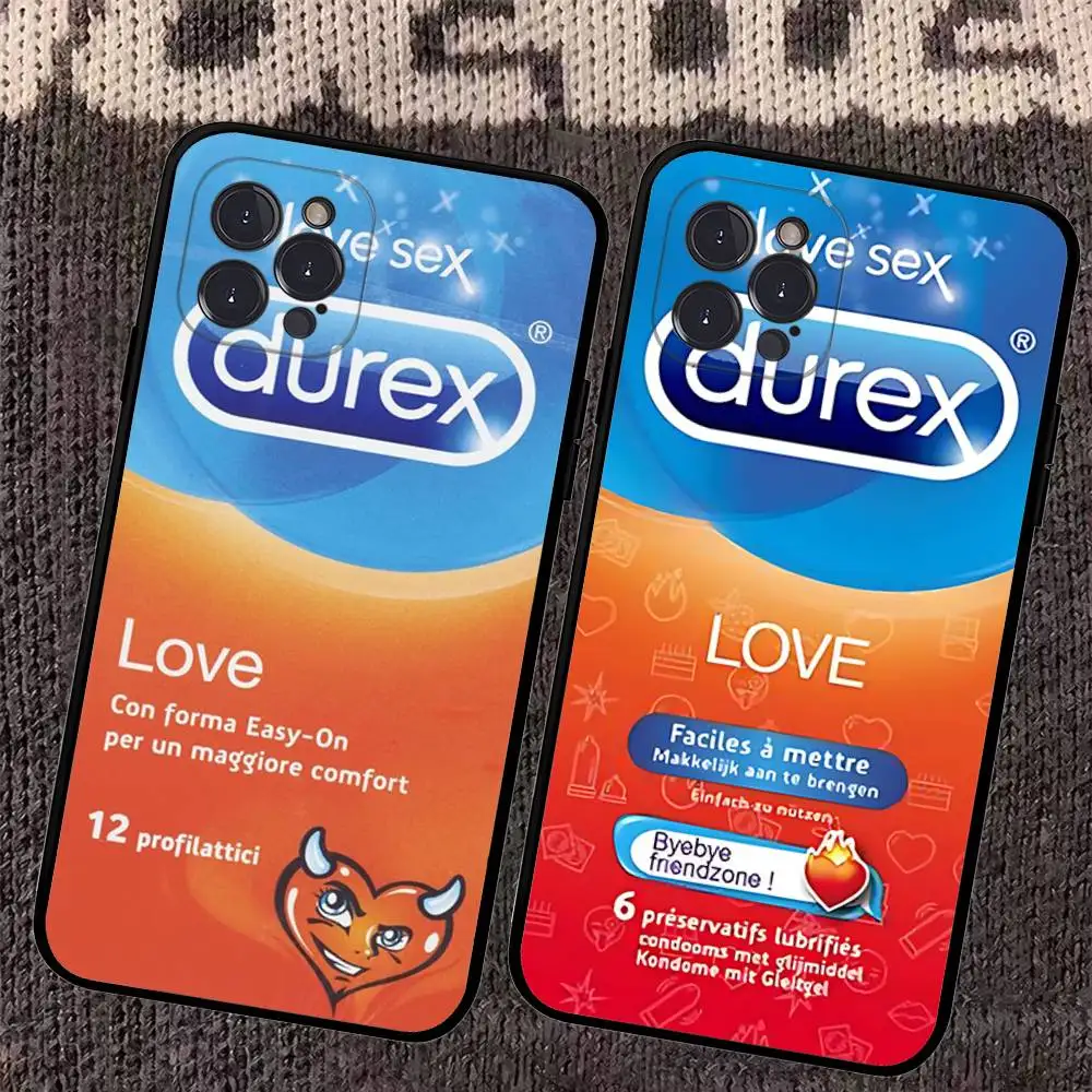 Фото Чехол для телефона с логотипом D-Durex для Iphone 17, 16, 15, 16e, 14, 13, 12, 11 Pro Max Plus, чехол №4
