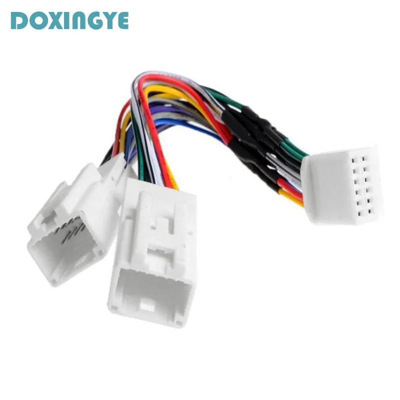 

For Toyota 6+6Pin Connector Y Cable Adapter Splitter Cable For Audio Navi CDC Aux CD Changer/ Navigation/ Ipod adapter/ XM