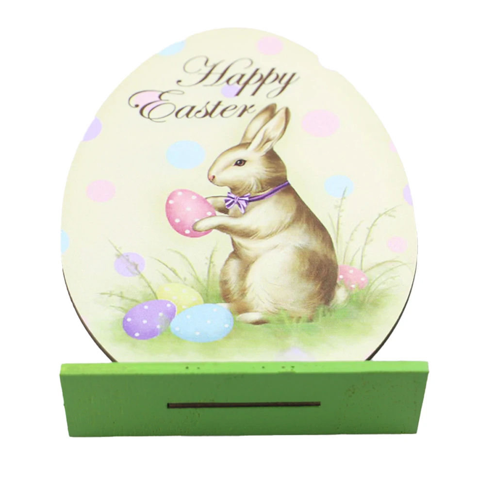 

3 набора, деревянные украшения, пасхальные украшения, баннер, овальные аксессуары, Мультяшные удобные установки, искусство и ремесла JM00265