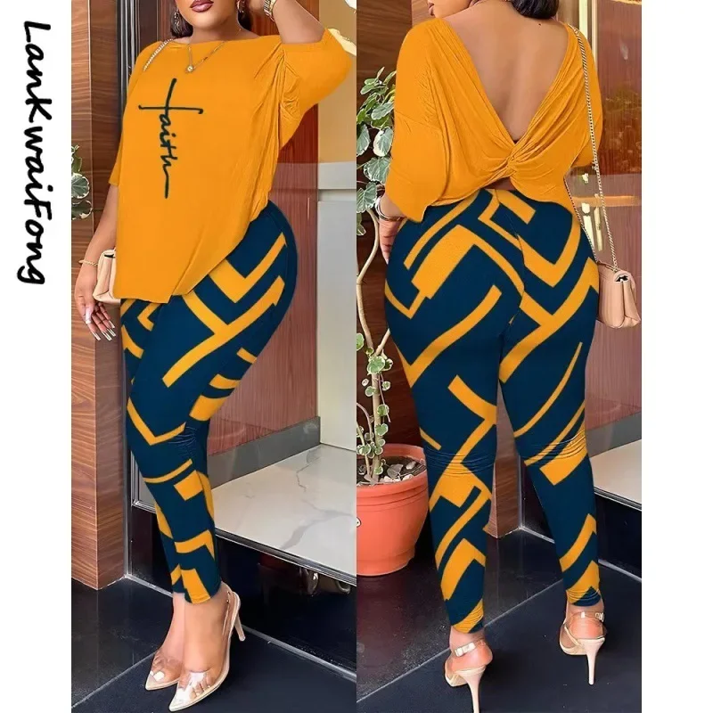 Женский Повседневный костюм свободного покроя облегающие брюки с открытой