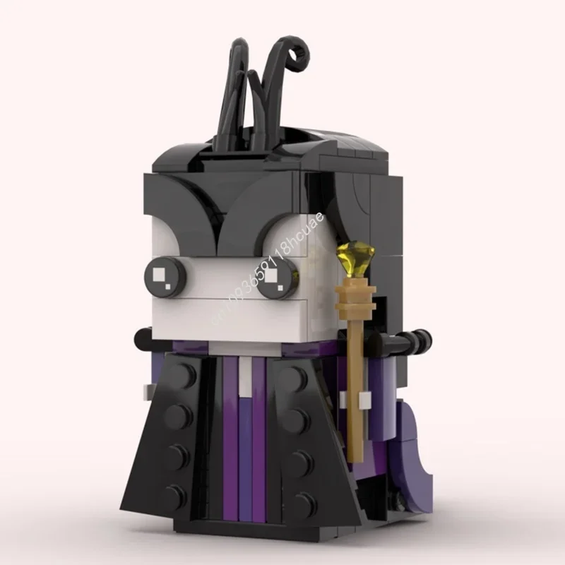 142 шт. MOC Maleficent Brickheadzed модель строительные блоки архитектура сборка Рождественский подарок DIY игрушки творческое образование дети (art.: 3920d45888758) - 3920d45888758