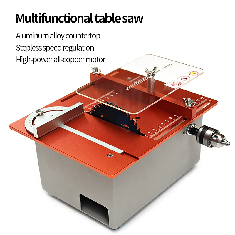 Multifunctional Mini Table Saw Mini Household Table Saw Small Woodworking Chainsaw Diy Precision Cutting Machine