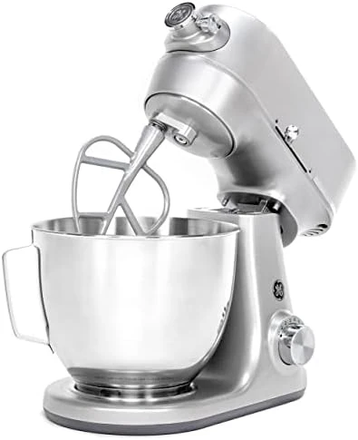 

Stand Mixer | 7-Speed, 350-Watt Motor | Includes 5.3-Quart Bowl, Flat Beater, Dough Hook, Wire Whisk & Pouring Shield | Coun