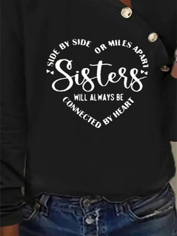 Женский топ с длинным рукавом и V-образным вырезом