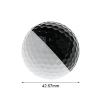 professional golf practice ball black and white two ball training high color golf soft rebound balls outdoor m7b1