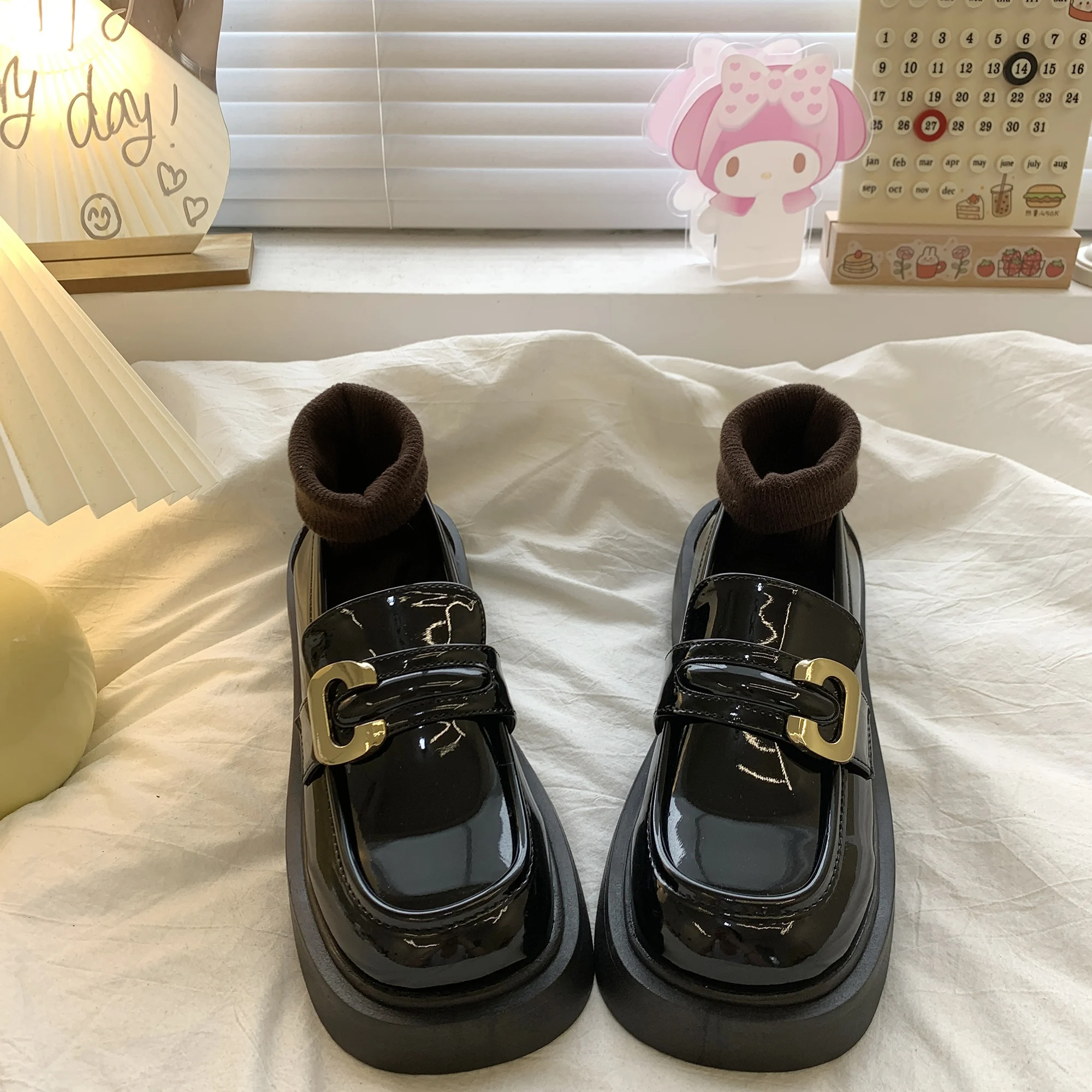 

Женские лоферы, новинка 2023, милая обувь в стиле "Лолита", японская форма JK, кожаные туфли, Туфли Мэри Джейн для девочек и студентов, женская об...