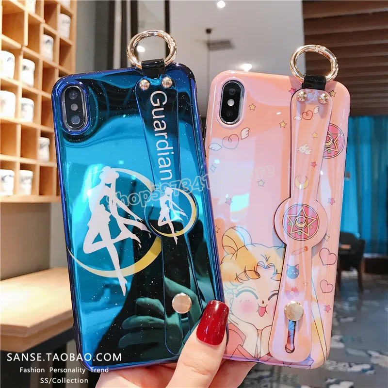 Чехол с мультяшным Сейлор Мун для телефона Blu-Ray Apple 8plus Xs Max Xr7p мягкий чехол