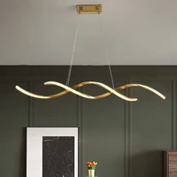 led pendant lights modern restaurant kitchen living room light gold chrome plated finished hanging light industrial ac85 265v